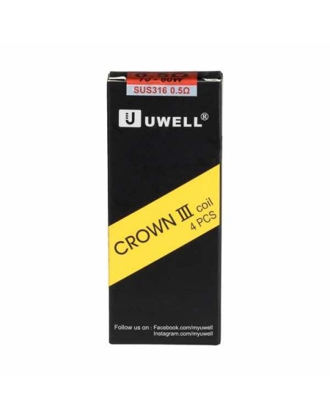 Crown 3 Tank Coils - 4 Pack by Uwell