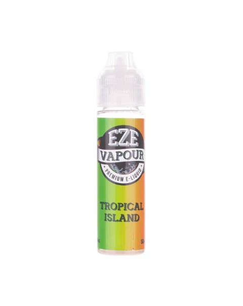 Tropical Island 50ml Shortfill E-Liquid by EZE Vapour