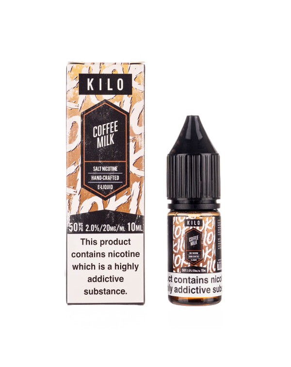 Coffee Milk Nic Salt E-Liquid by Kilo