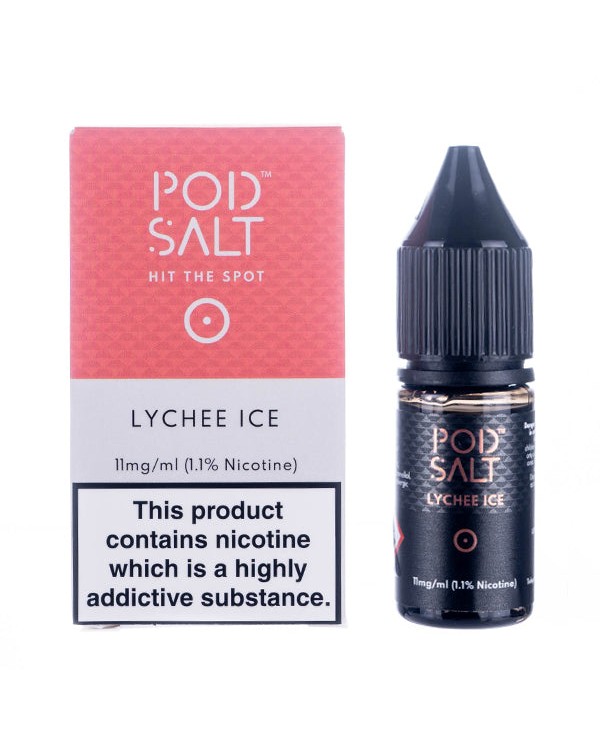 Lychee Ice Nic Salt E-Liquid by Pod Salt