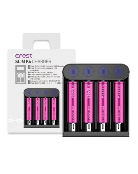 Slim K4 Vape Battery Charger by Efest