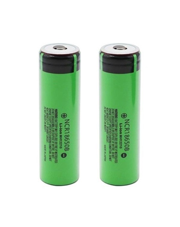 NCR 18650-B 3400mAh Battery by Panasonic - Pack of...