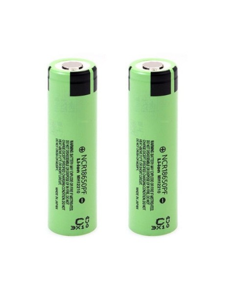 NCR 18650-PF 2900mAh Battery by Panasonic - Pack of 2