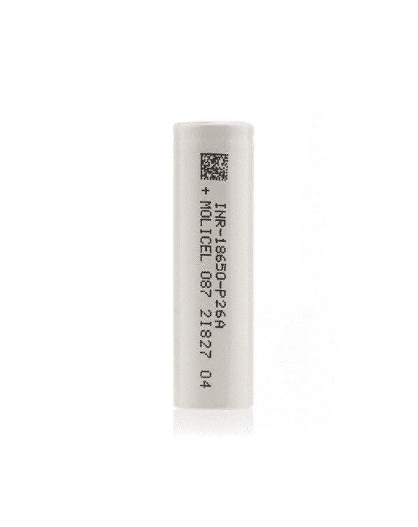 P26A 18650 INR 2600mAh Battery by Molicel