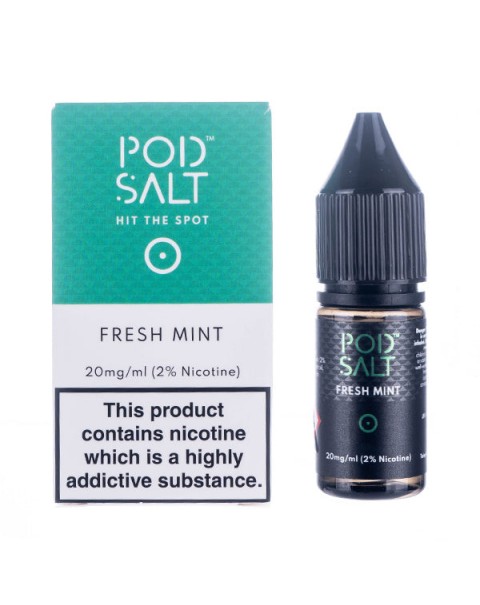 Fresh Mint Nic Salt E-Liquid by Pod Salt