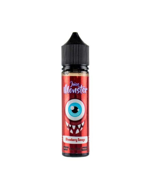 Strawberry Savage Shortfill E-Liquid by Juice Monster