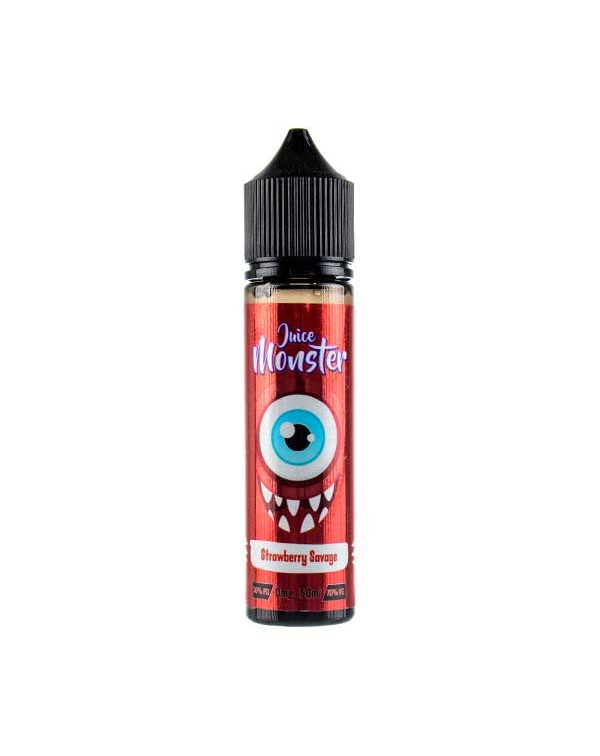 Strawberry Savage Shortfill E-Liquid by Juice Mons...